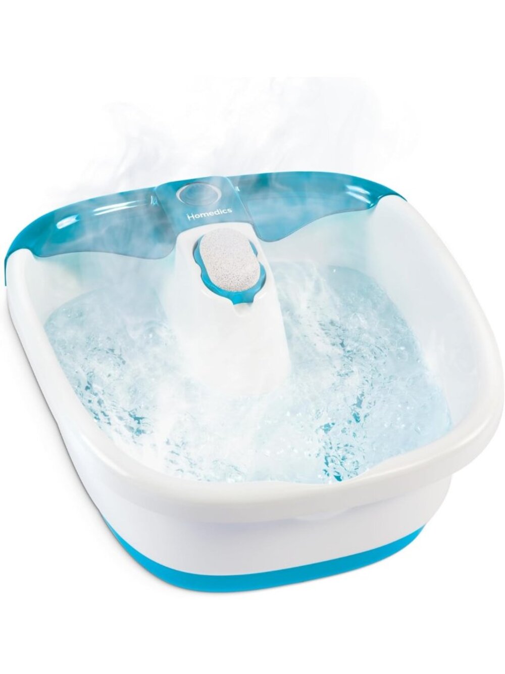 Invigorating Bubble Foot Spa with Massage Nodes, Toe Touch Control & Pumice